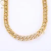 Hot Selling Latest Design HipHop Style Jewelry 14k Solid Gold 1CT Labgrown Diamond Miami Cuban Link Necklace Chain For Men Women