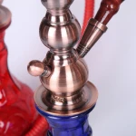 Hot-selling Loq MOQ 1 Set Hookah Manufacturer Singer Hookah 4 Mix Colors Shisha Hookah