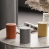 Hot Selling Modern Candle Holders In Bulk Customized Logo Cement Candle Jars Luxury Candle Vessels For Home Hotel Restaurant Bar