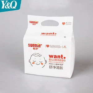 Hot Selling Sensitive Baby Wipes Antibacterial Biodegradable Bamboo Baby Wipe