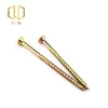 Hot Selling Yellow Zinc Plated Deck Screws  Double Countersunk Head Wood Screws Pocket Hole Screw