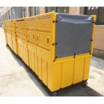 Hotel trolley/ industrial laundry trolley/laundry baskets trolley