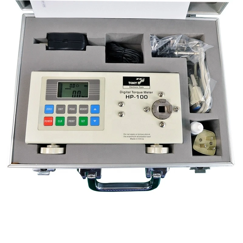 Hotselling Online Torsion Measuring Instrument Torque Meter HP-100 DC 12V 300ma Electronic,1.2v*6 N-imh Battery &gt; 500 Rounds 2kg