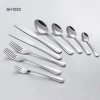 Household elegant silver stainless steel cutlery set/ flatware set