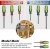 Import Huepar SD06,Professional 3 Slotted and 3 Phillips Screwdriver Kit,Magnetic Screwdriver Set 6PCS from China