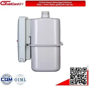 IC card prepaid diaphragm smart gas meter G2.5