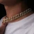 Import Iced Out Bling Diamond Gold Finish Miami Cuban Link Chain Necklace Men&#x27;s Hip hop Necklace Jewelry from China