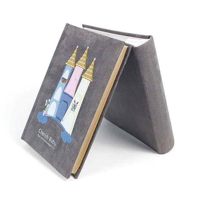 Imitation leather cover eco friendly cheap recordable photo album