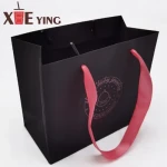 in Stock Luxury Reusable Kraft Paper Bags with Handles Multi Size/Color Shopping Bags for Wedding/Gifts/Party Customized Logo