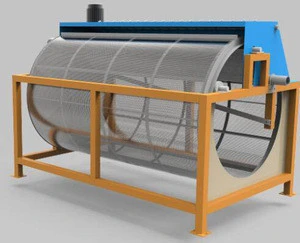 indoor fish farm,SS 304 Rotary drum filter for recirculating aquaculture system 300m3/h