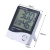 Import Indoor Room LCD Electronic Temperature Humidity Meter Digital Thermometer Hygrometer Weather Station Alarm Clock from China