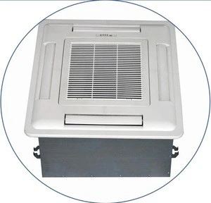Industrial Central Air Conditioner Chilled Water Ceiling 4 Way 4 Pipe Cassette Fan Coil