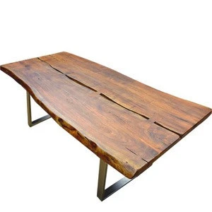 Industrial Live Edge Dining Table