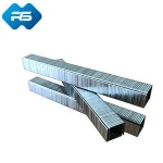 Industrial Zinc Nail 6mm 8mm 10mm Staples U Type 1010 Gold Colored Staples For Furniture