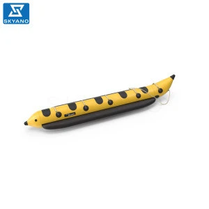 Inflatable banana boat for water game sport toys