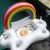 Import Inflatable Rainbow Cloud Drink Holder Floating Beverage Salad Fruit Serving Bar Pool Float Party Accessories from China