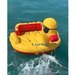 inflatable yellow duck water boat custom towable water boat summer water game toys