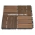 Import Interlocking Wood Flooring tile with Plastic Base easy to assemble, environmentally friendly from Vietnam