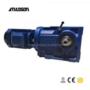 ISO Transmission Driving Machine High Torque Iron housing K Series Helical Bevel Gearbox