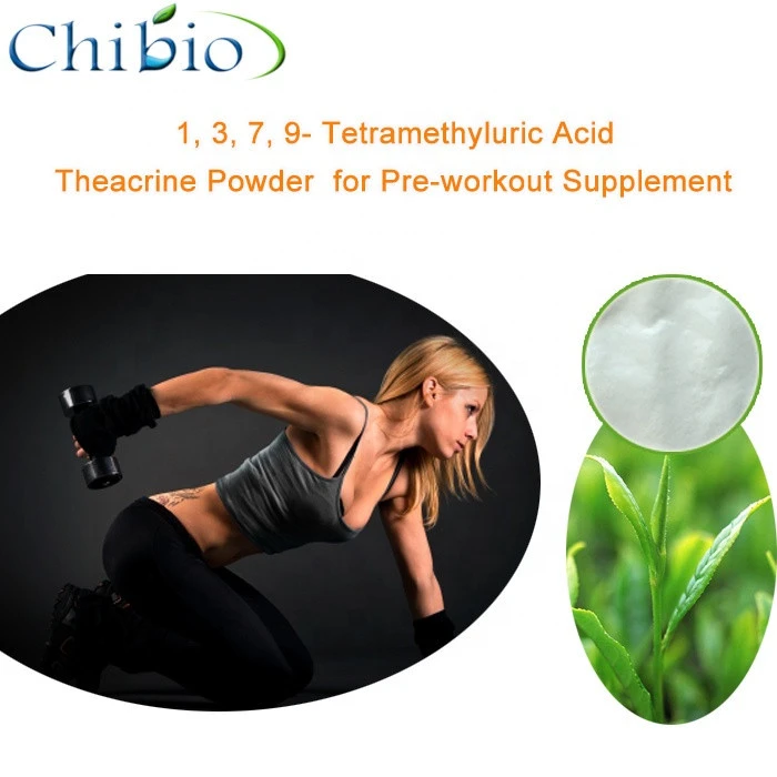ISO9001 Factory Supply Synthetic 99% Natural Kucha Tea Extract 60% Theacrine Powder for Work-out Relieving Pain