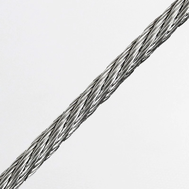 ISO9001 Stainless Steel 304/316 Supply High Quality Galvanized Steel Wire Rope 7*7