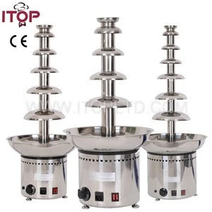 itop industrial large chocolate fountain