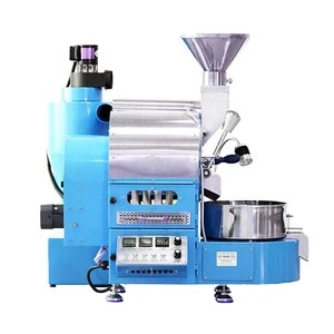 Japan Sample Automatic Shop Stainless Burner Thermometer Steel Bean Roller Coffee Roaster With Data Logger