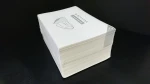Japan stamping square disposable paper cover display mask box case