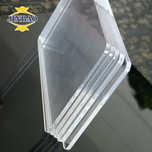 JINBAO high reflective high quality  transparent laser cutting cast acrylic sheet