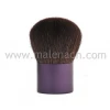 Kabuki Brush with Purple Ferrule in Natural Hair
