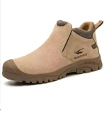 KAITENG safety shoes for welding,welding safety boots shoes,leather boot steel toe work safety shoes for men