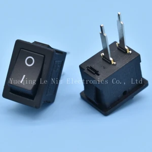 KCD1 2 Needle 15 * 21 mm Rocker Switch Long Foot Thermostat Power Switch