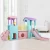 Import Kids Castle Playground Equipment Indoor Play House Children Plastic Playhouse And Slide from China