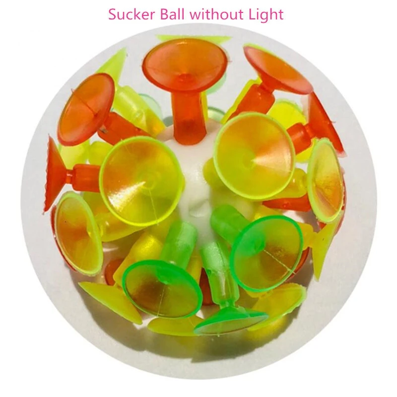 Kids Toys Multicolored Suction Cup Ball without light