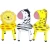 Import Kindergarten pre-school small class baby cartoon stool wood furniture study dining round table and cartoon chair sets from China