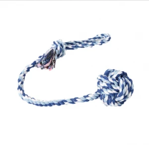 Kinyu Wholesale 7 Packs Braided Eco Indestructible Cotton Knot Dog Accessories Rope Toys