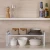 Import Kitchen Cabinet Shelf Counter Organizer Rack Pantry Storage Bathroom Bedroom Office Table Desk Space Saving  Non Slip White from China