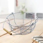 Kitchen Fruit Bastet Cabinet Organizer Fruit Drying Rack Storage Shelf Basket Stainless Steel Vegetable Drainer Rack