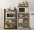 Import Kitchen Living Room Light Duty Home Free Metal Racking Floor Storage Shelves from China