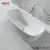 KKR Customized Oval Bathroom Modern Free Standing Adult Acrylic Stone Bath Tub With Prices