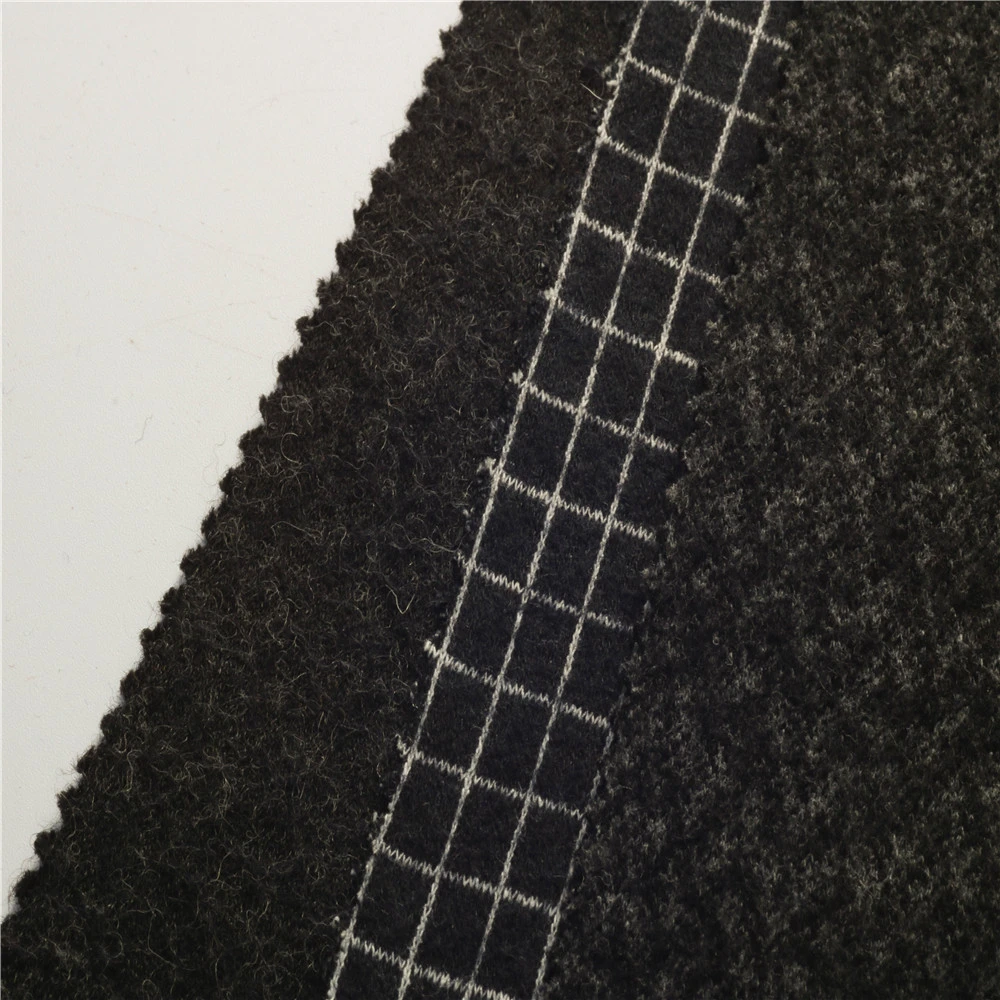 knitted polyester fleece fabric  fine quality cheap wool fabric super soft short fleece fabric