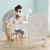 Import KUB Aidisi 6 in 1 Multifunctional child bed extension wooden baby crib, adjustable  baby bed, convertible baby cot from China