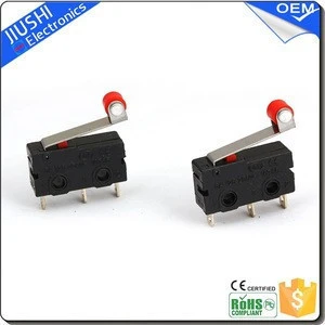 KW12-LW 5a 250v 3 pins short lever roller micro switch limit switch