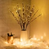 L 108LED White Silver Copper Wire Lamp Fairy Light Spirit Tree Battery/USB Operated for Christmas Decorations IP44 Rated