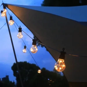 L New Arrival Camping Lamp Globe String Lights Outdoor High Light Led Patio Lights  G40 Bulbs String for Backyard Garden Patio