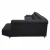 L-shaped classic north american fabric three seat home furniture sofa hotel corner sectional sofa chaise from china
