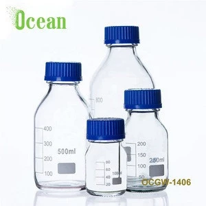 LAB Borosilicate Glass Reagent Bottle With Screwed Cap
