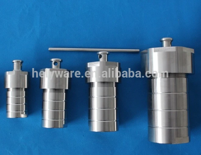Lab use lined Stainless steel autoclave hydrothermal synthesis reactor vessel with PTFE lining