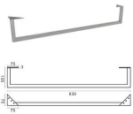 Large size stainless steel sofa leg, modern furniture leg