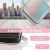 Import Large Travel Iridescent Cosmetic Bag Holographic Makeup Train Case from China